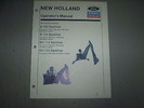 Thumbnail NEW HOLLAND FORD B104 B124 BH114 BH124 BACKHOE OPERATORS MANUAL