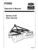Thumbnail NEW HOLLAND 212A DISC HARROW TILLAGE OPERATORS MANUAL
