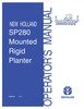Thumbnail NEW HOLLAND SP280 MOUNTED RIGID PLANTER OPERATORS MANUAL
