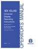 Thumbnail NEW HOLLAND UNIVERSAL DISPLAY SP480 OPERATORS MANUAL Thumbnail NEW HOLLAND UNIVERSAL DISPLAY SP480 OPERATORS MANUAL