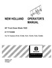 Thumbnail NEW HOLLAND 60 FRONT DOZER BLADE OPERATORS MANUAL Thumbnail NEW HOLLAND 60 FRONT DOZER BLADE OPERATORS MANUAL