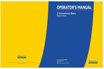 Thumbnail NEW HOLLAND 216 UNITIZED RAKE BASKET RAKE OPERATORS MANUAL