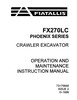Thumbnail FIATALLIS FX270LC PHOENIX CRAWLER EXCAVATOR OPERATORS MANUAL