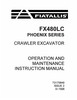 Thumbnail FIATALLIS FX480LC PHOENIX CRAWLER EXCAVATOR OPERATORS MANUAL
