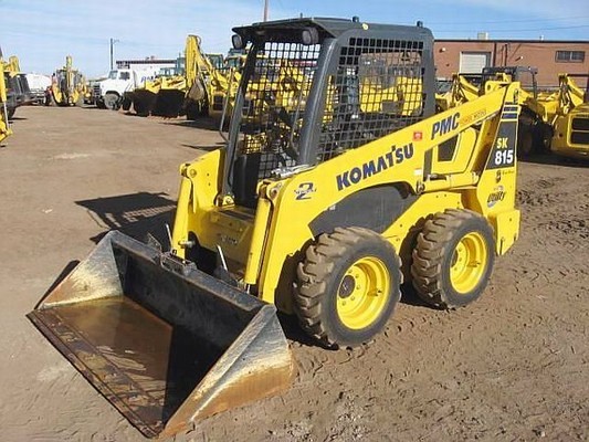 Product picture KOMATSU SK815-5N SK815-5NA SKID STEER SERVICE SHOP MANUAL