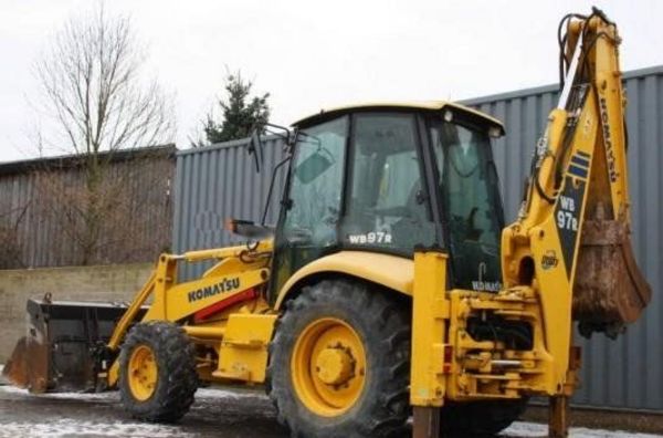 Product picture KOMATSU WB97R-2 BACKHOE LOADER SERVICE SHOP REPAIR MANUAL