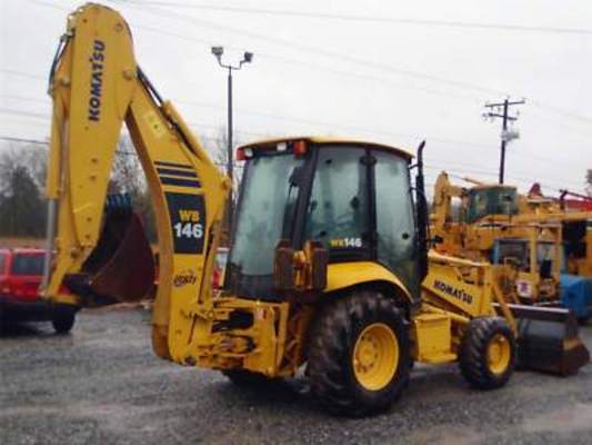 Product picture KOMATSU WB146-5 BACKHOE LOADER SERVICE SHOP REPAIR MANUAL