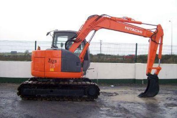 Product picture HITACHI ZAXIS 75US EXCAVATOR SERVICE  MANUAL SET
