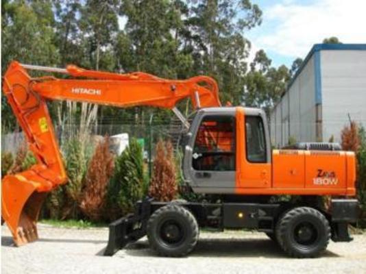 Product picture HITACHI ZAXIS 180W WHEELED EXCAVATOR SERVICE  MANUAL SET