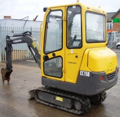 Product picture VOLVO EC15B XR COMPACT EXCAVATOR SERVICE REPAIR MANUAL