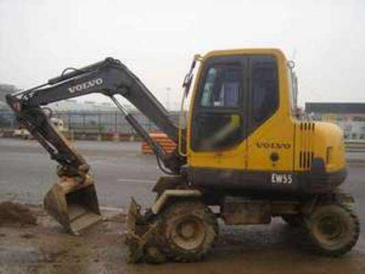 Product picture VOLVO EW55 COMPACT WHEEL EXCAVATOR SERVICE REPAIR MANUAL