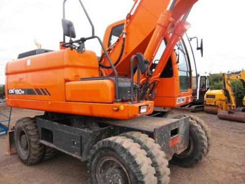 Product picture DAEWOO DOOSAN DX190W WHEEL EXCAVATOR SERVICE SHOP MANUAL