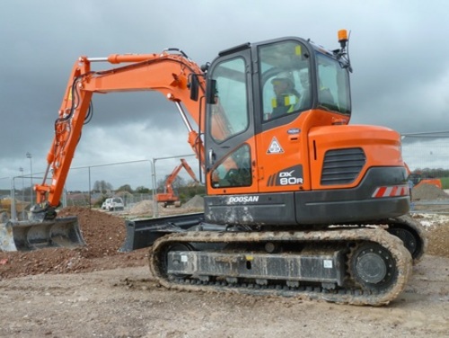 Product picture DOOSAN DX080R DX80R ELECTICAL HYDRAULIC SCHEMATICS MANUAL