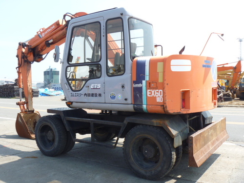 Product picture HITACHI EX60WD-2 WHEELED EXCAVATOR SERVICE MANUAL SET