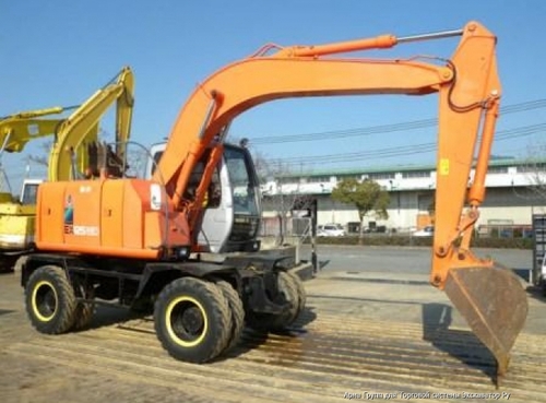 Product picture HITACHI EX125WD-5 WHEELED EXCAVATOR OPERATORS MANUAL