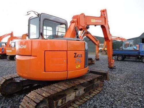 Product picture HITACHI ZAXIS ZX 75US-A 75UR EXCAVATOR SERVICE  MANUAL SET