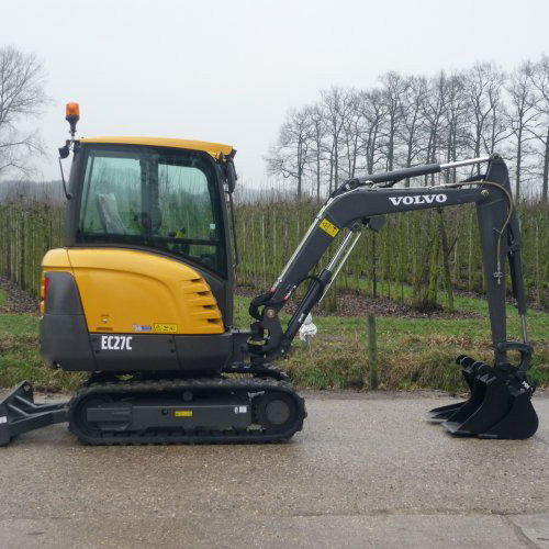 Product picture VOLVO EC27C COMPACT EXCAVATOR SERVICE REPAIR MANUAL