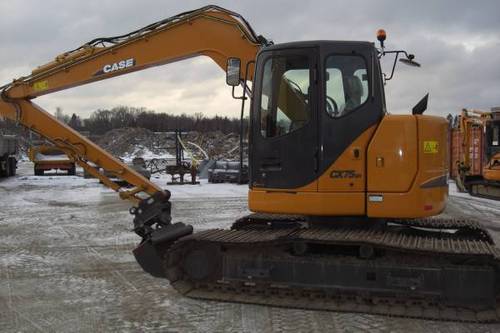 Product picture CASE CX75SR TIER 3 CRAWLER EXCAVATOR SERVICE REPAIR MANUAL SET