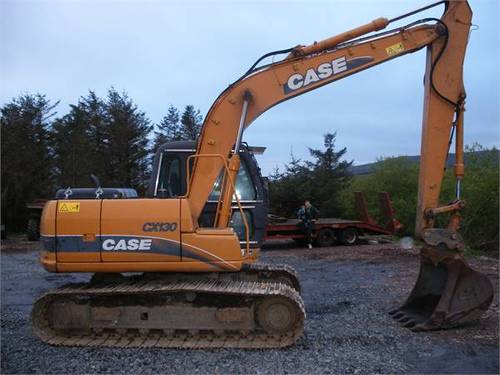 Product picture CASE CX130 CX130LC CX130LR CRAWLER EXCAVATOR SERVICE REPAIR MANUAL SET