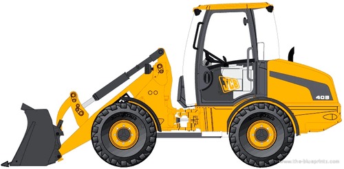 Product picture JCB 408 WHEEL LOADER PARTS CATALOG MANUAL #1
