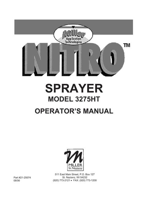 Product picture NEW HOLLAND 3275HT OPERATORS MANUAL