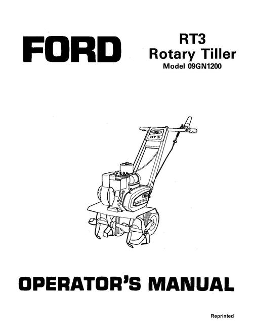 Product picture NEW HOLLAND RT3 ROTARY TILLER OPERATORS MANUAL