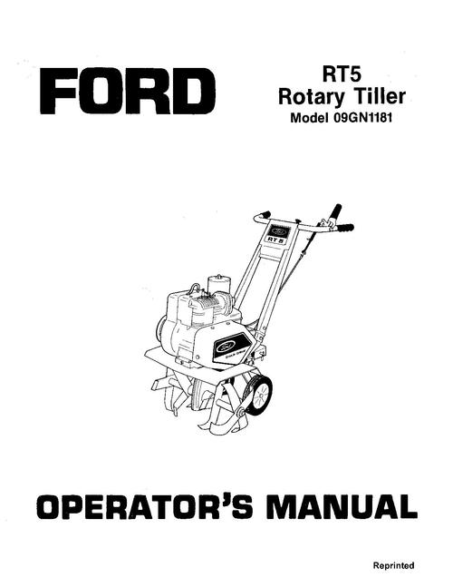 Product picture NEW HOLLAND RT5 SOIL PREPARATION TILLAGE OPERATORS MANUAL