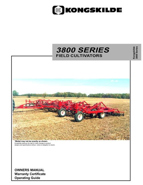 Product picture NEW HOLLAND 3800 SER FIELD CULTIVATOR OPERATORS MANUAL