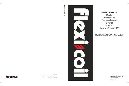 Product picture NEW HOLLAND FLEXCONTROL III DISPLAY FRAMEWORK OPERATORS MANUAL