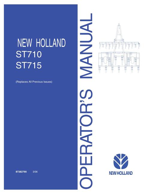Product picture NEW HOLLAND NEW SOIL PREPARATION TILLAGE OPERATORS MANUAL