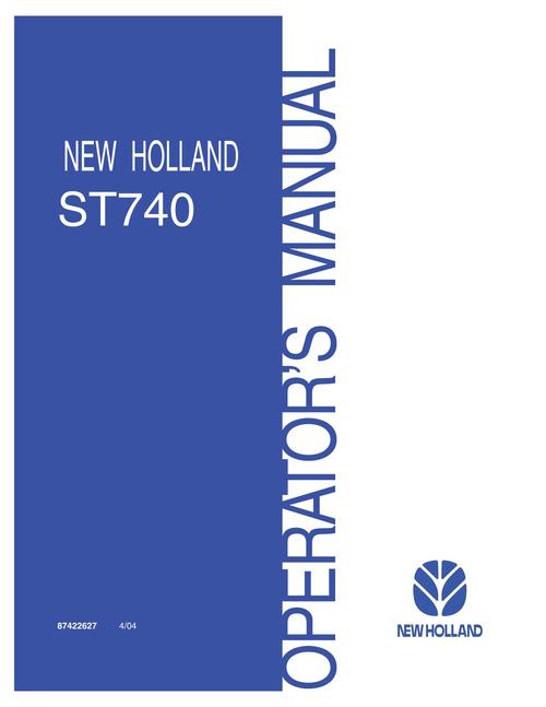 Product picture NEW HOLLAND NEW SOIL PREPARATION TILLAGE OPERATORS MANUAL