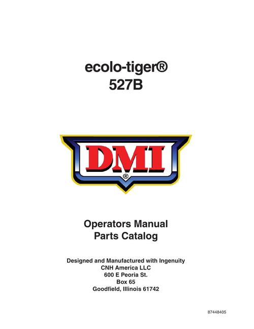 Product picture NEW HOLLAND ECOLO-TIGER 527B DMI OPERATORS MANUAL #2