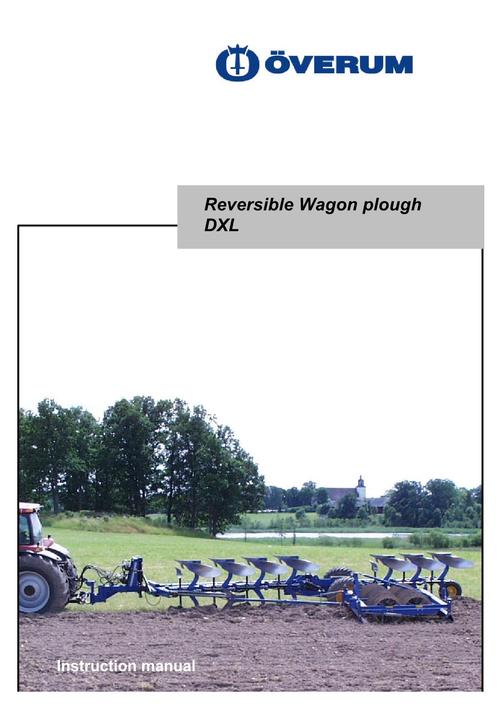 Product picture NEW HOLLAND REVERSIBLE WAGON PLOUGH DXL OPERATORS MANUAL