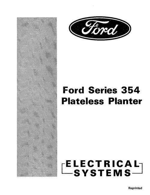 Product picture NEW HOLLAND 354 PLATELESS PLANTER OPERATORS MANUAL