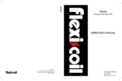 Product picture NEW HOLLAND PD5700 PLANTING SEEDING OPERATORS MANUAL