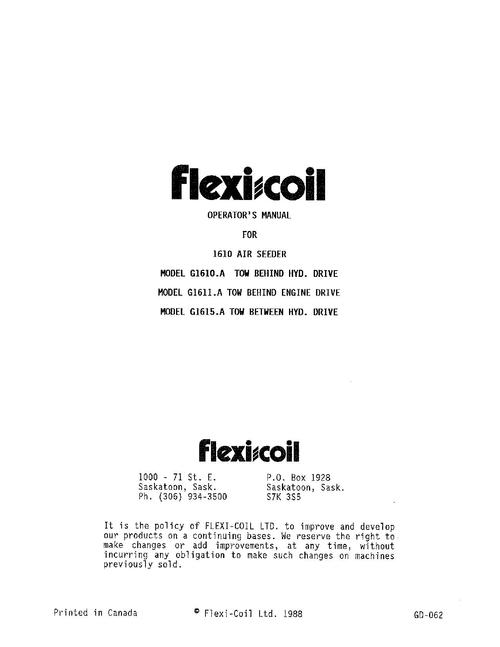 Product picture NEW HOLLAND FOR 1610 PLANTING SEEDING OPERATORS MANUAL #1