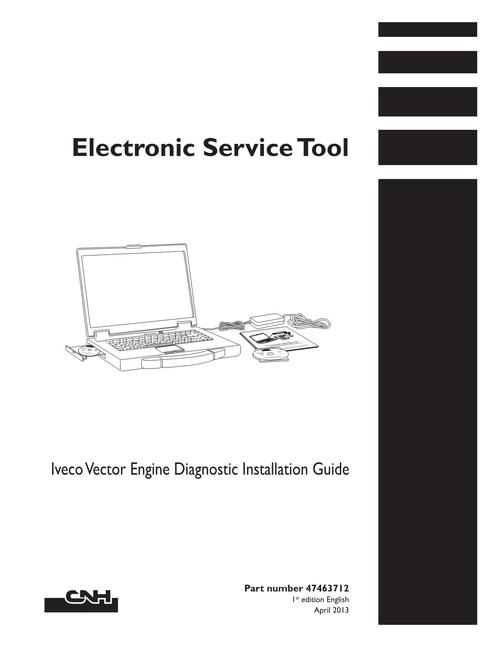 Product picture NEW HOLLAND ELECTRONIC  DIAGNOSTIC INSTALLATION GUIDE