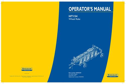 Product picture NEW HOLLAND H8040 SELF-PROPELLED WINDROVER OPERATORS MANUAL #1