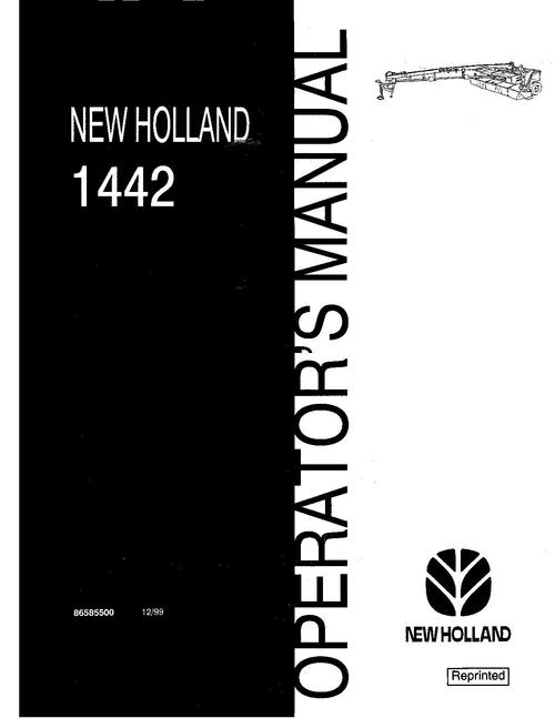 Product picture NEW HOLLAND 1442 HAY TOOLS OPERATORS MANUAL #1