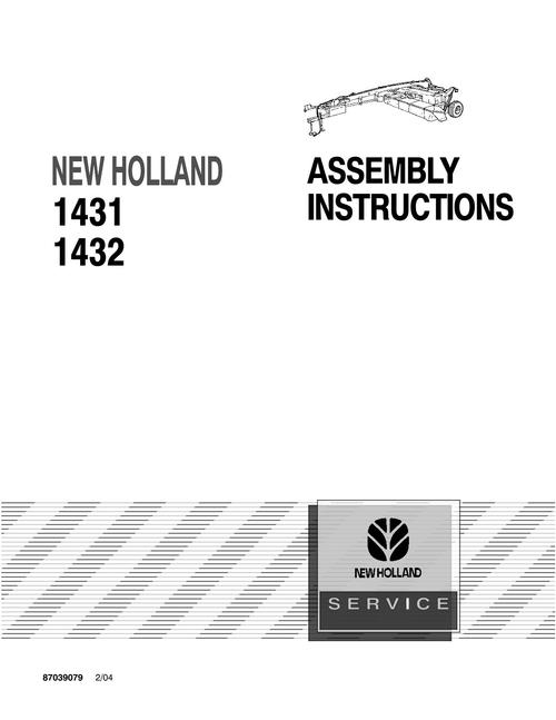 Product picture NEW HOLLAND 1431 1432 HAY TOOLS OPERATORS MANUAL