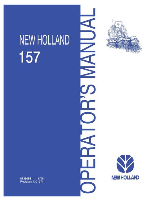 Product picture NEW HOLLAND 157 HAY TOOLS OPERATORS MANUAL