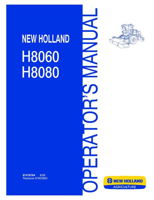 Product picture NEW HOLLAND H8060 H8080 HAY TOOLS OPERATORS MANUAL #3