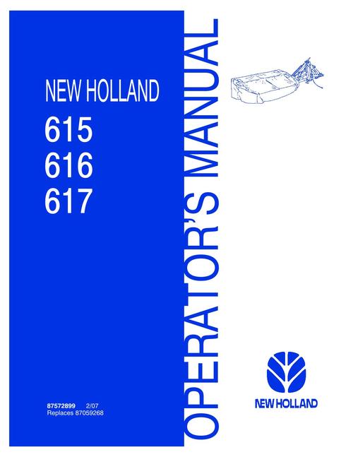 Product picture NEW HOLLAND 615616617 HAY TOOLS OPERATORS MANUAL